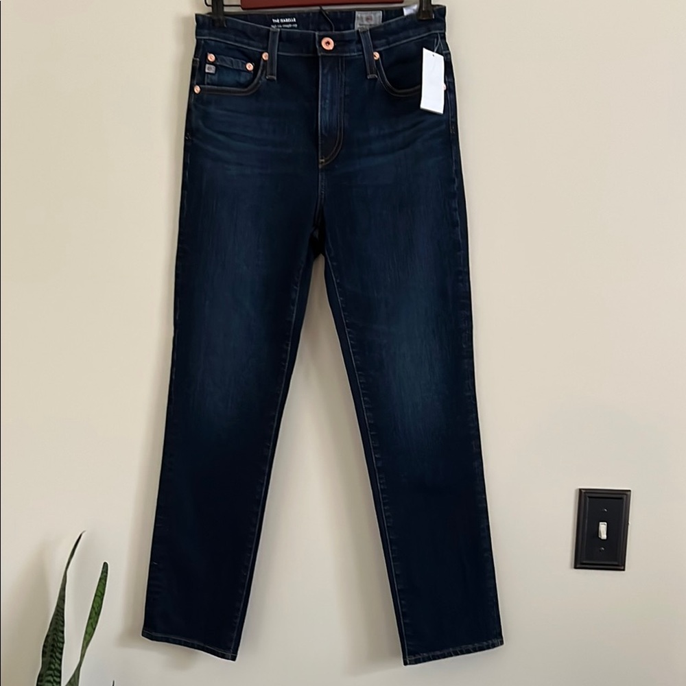 π AG Adriano Goldschmidt Dark Wash Denim Jeans - Picture 3 of 16